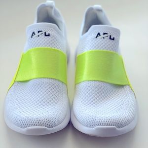 APL Women's TechLoom Bliss. White/Neon Yellow